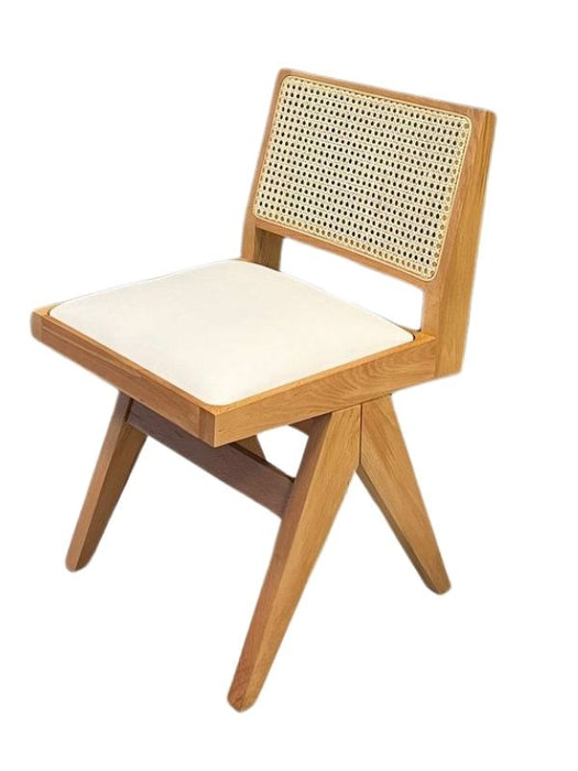 Lofoten Pergel Hazeranlı Hasırlı Ahşap Sandalye