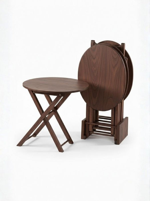 Loop 4'lü Ahşap Çanta Zigon Sehpa