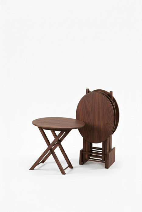 Loop 4'lü Ahşap Çanta Zigon Sehpa