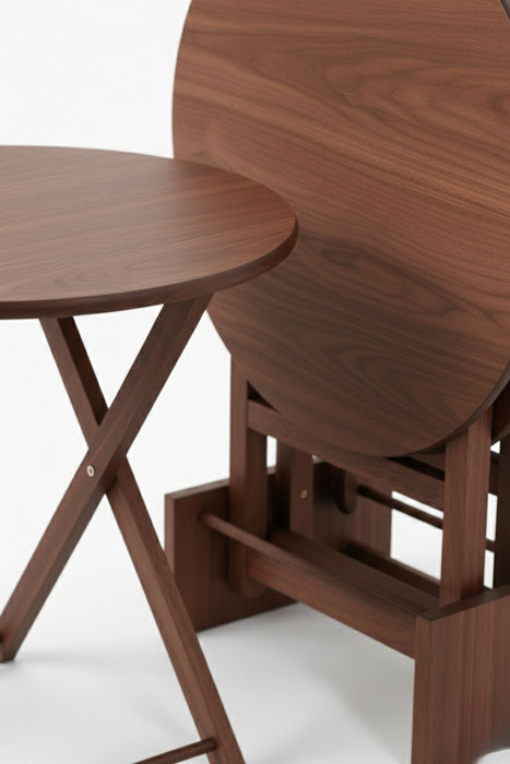 Loop 4'lü Ahşap Çanta Zigon Sehpa