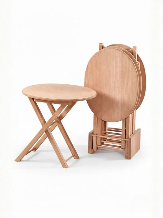 Loop 4'lü Ahşap Çanta Zigon Sehpa