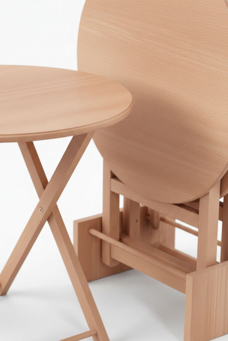 Loop 4'lü Ahşap Çanta Zigon Sehpa