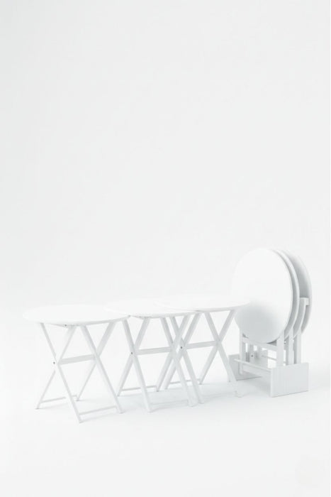 Loop 4'lü Ahşap Çanta Zigon Sehpa