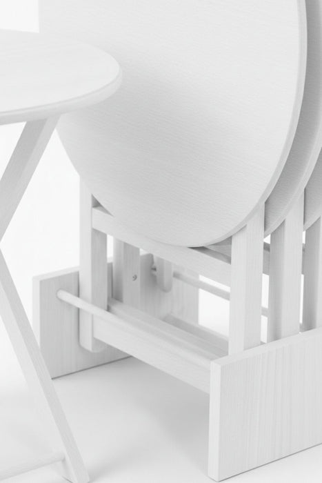 Loop 4'lü Ahşap Çanta Zigon Sehpa