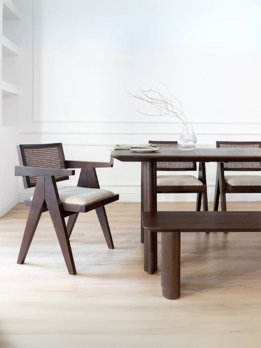 Luna Hazeranlı Ceviz Ahşap Sandalye