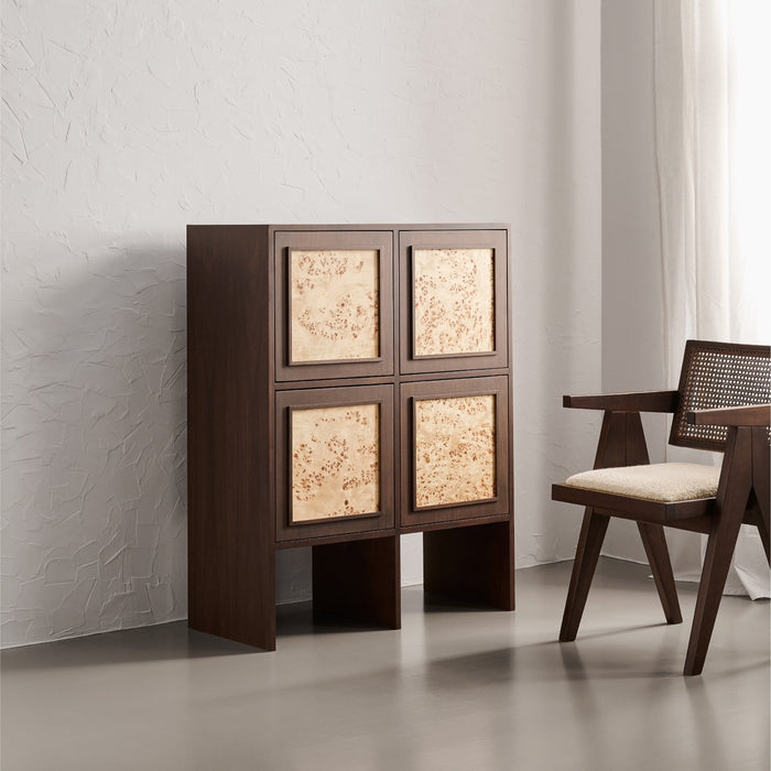 Luna Hazeranlı Ceviz Ahşap Sandalye