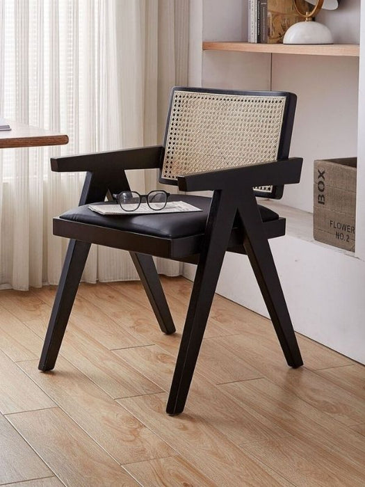 Luna Pergel Hazeranlı Model Hasırlı Natural Ahşap Sandalye