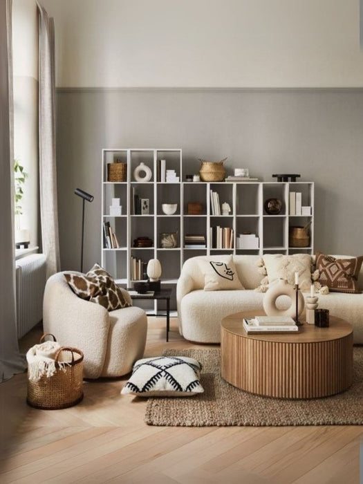 Lunna İskandinav Yuvarlak Orta Sehpa