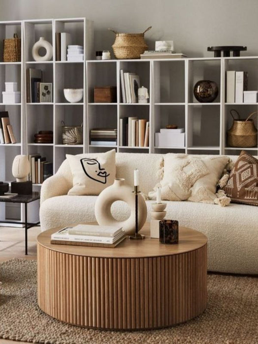 Lunna İskandinav Yuvarlak Orta Sehpa