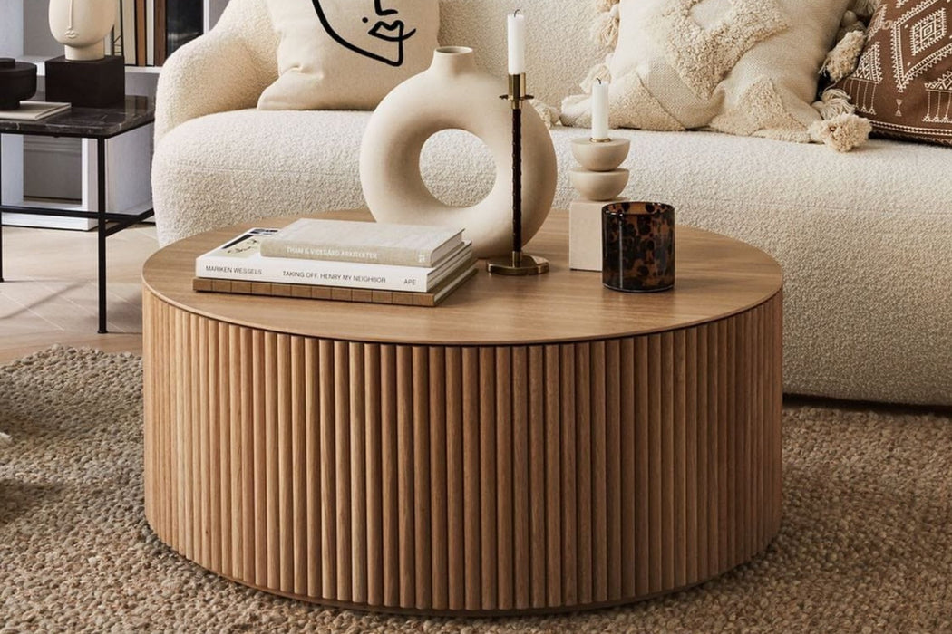 Lunna İskandinav Yuvarlak Orta Sehpa