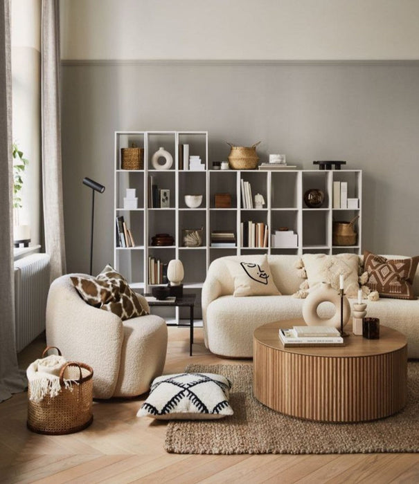 Lunna İskandinav Yuvarlak Orta Sehpa