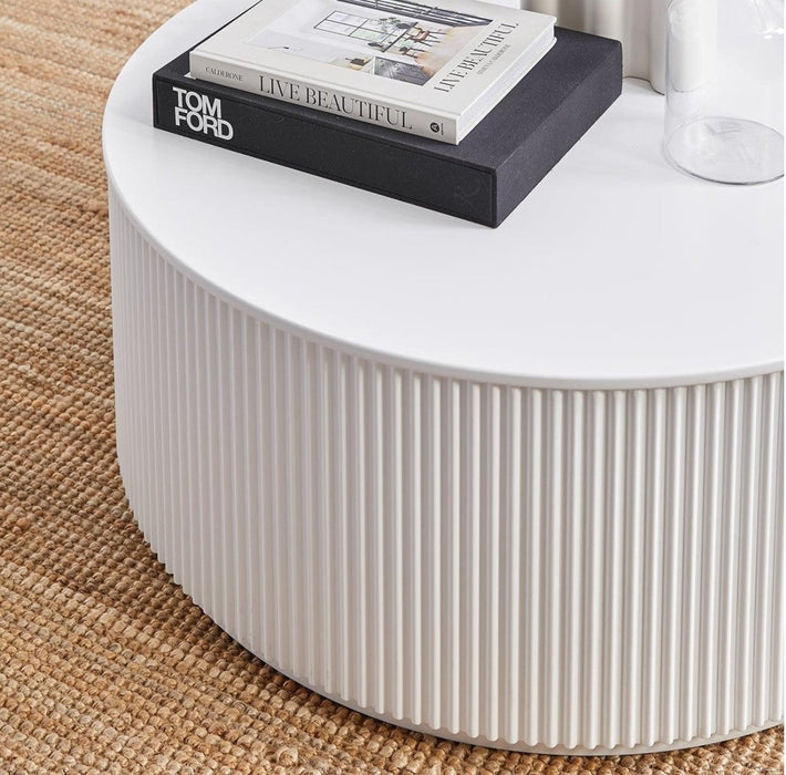 Lunna İskandinav Yuvarlak Orta Sehpa