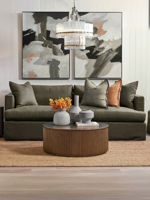 Lunna İskandinav Yuvarlak Orta Sehpa