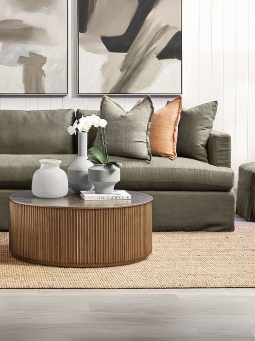 Lunna İskandinav Yuvarlak Orta Sehpa