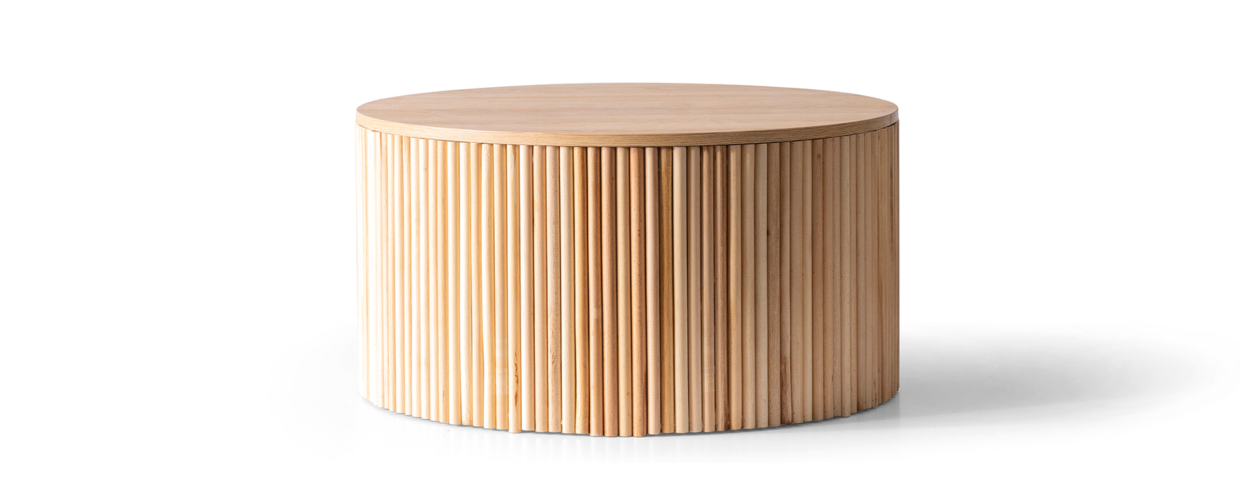 Lunna İskandinav Yuvarlak Orta Sehpa