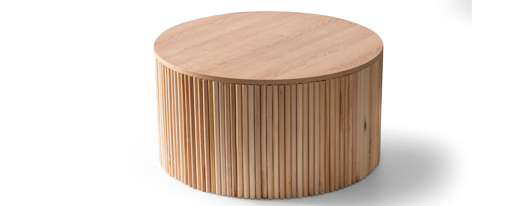 Lunna İskandinav Yuvarlak Orta Sehpa