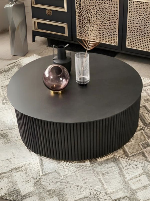 Lunna İskandinav Yuvarlak Orta Sehpa