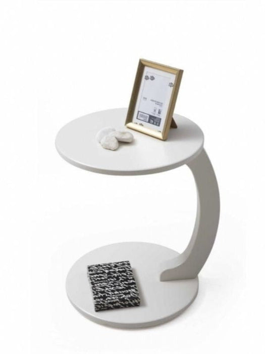 Lunora Kayın Ahşap C Yan Sehpa