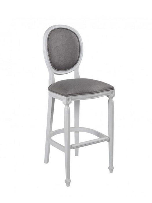 Madalyon Ahşap Bar Sandalyesi