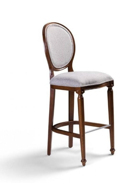 Madalyon Ahşap Bar Sandalyesi