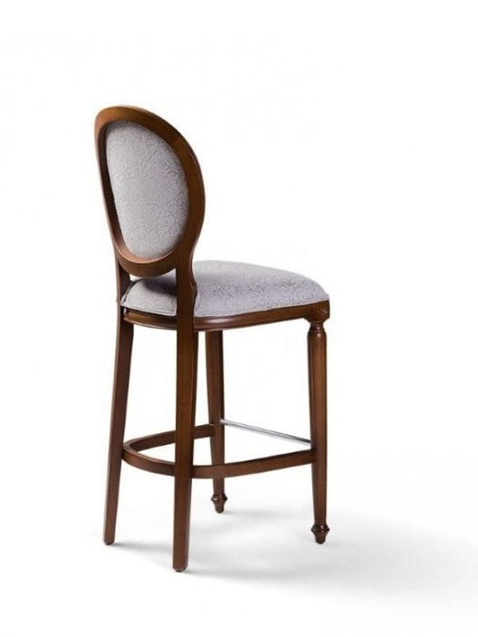 Madalyon Ahşap Bar Sandalyesi