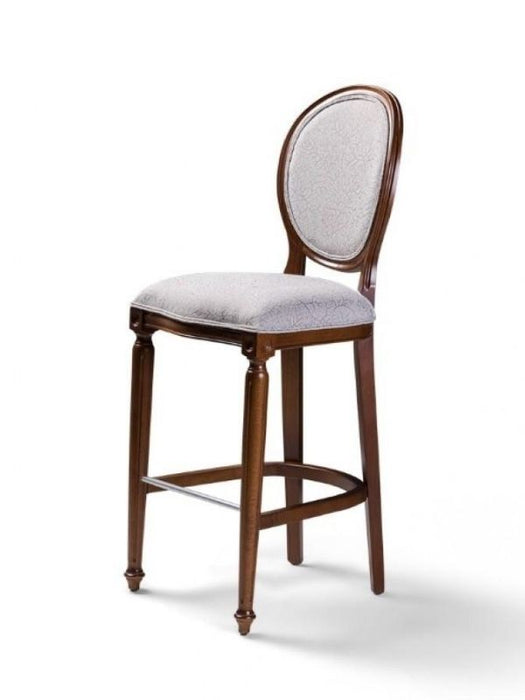 Madalyon Ahşap Bar Sandalyesi