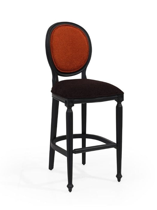 Madalyon Ahşap Bar Sandalyesi