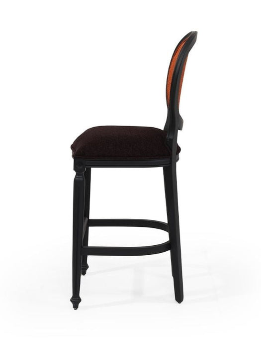 Madalyon Ahşap Bar Sandalyesi