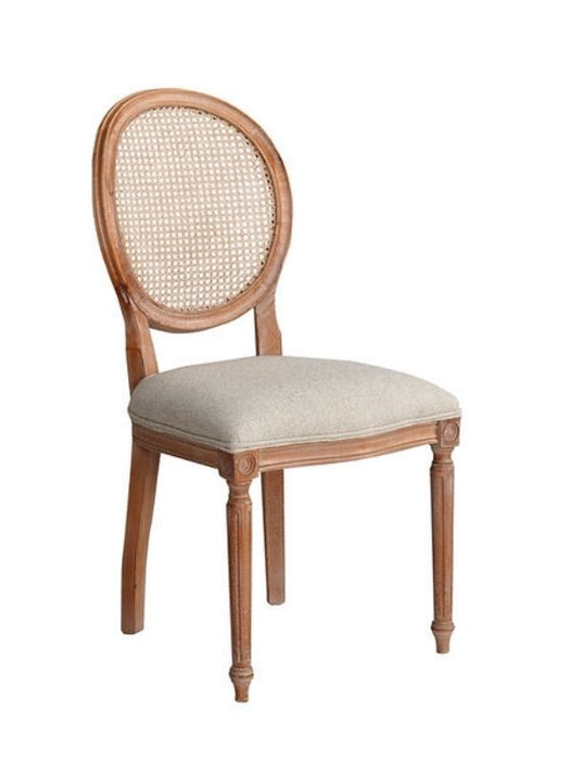 Madalyon Hazeranlı Ahşap Klasik Sandalye