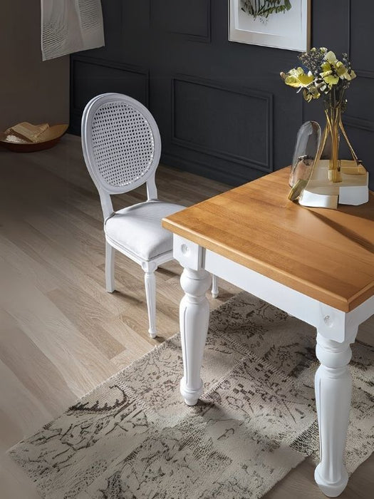 Madalyon Hazeranlı Ahşap Klasik Sandalye