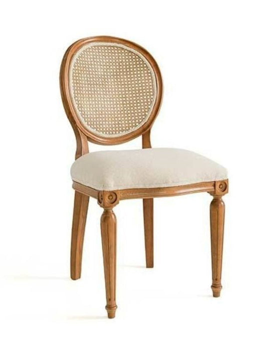 Madalyon Hazeranlı Ahşap Sandalye