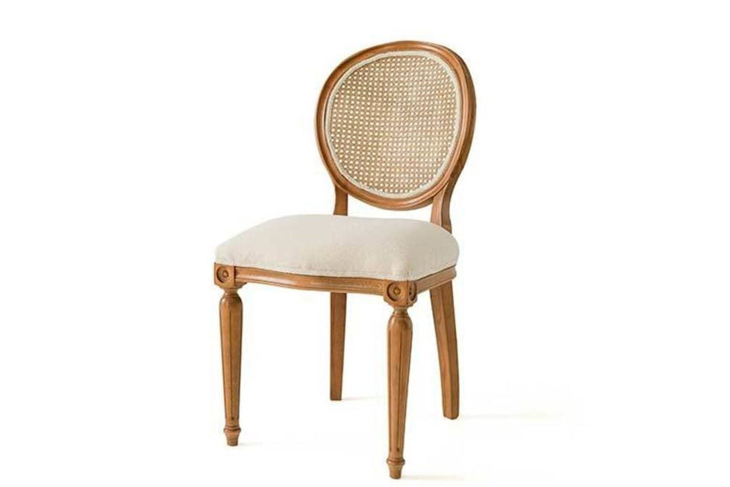 Madalyon Hazeranlı Ahşap Sandalye