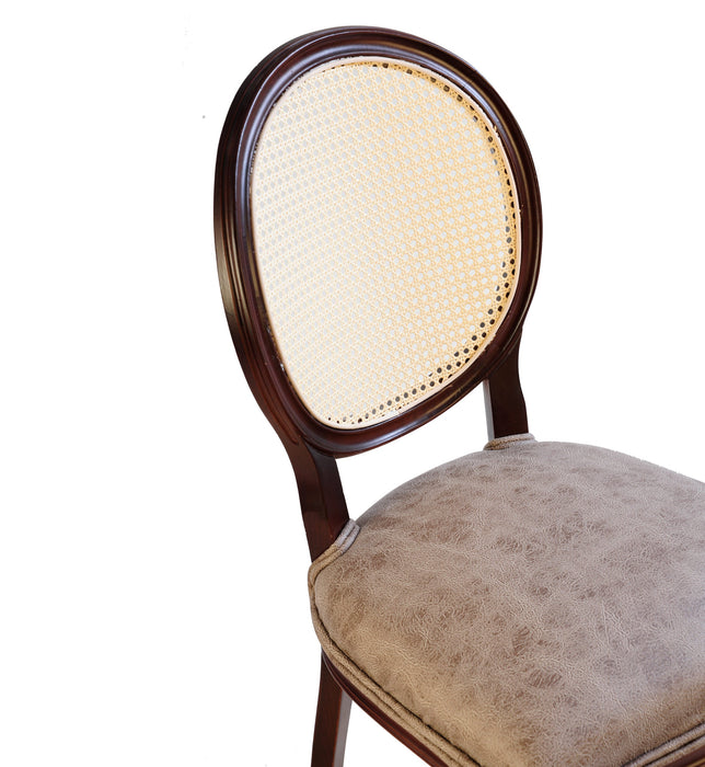 Madalyon Hazeranlı Ahşap Sandalye