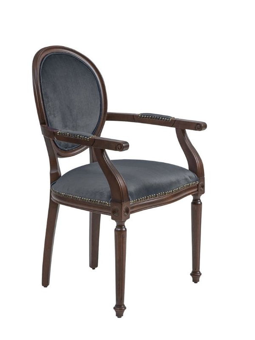 Madalyon Kolçaklı Ahşap Klasik Sandalye