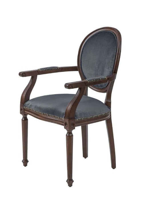 Madalyon Kolçaklı Ahşap Klasik Sandalye