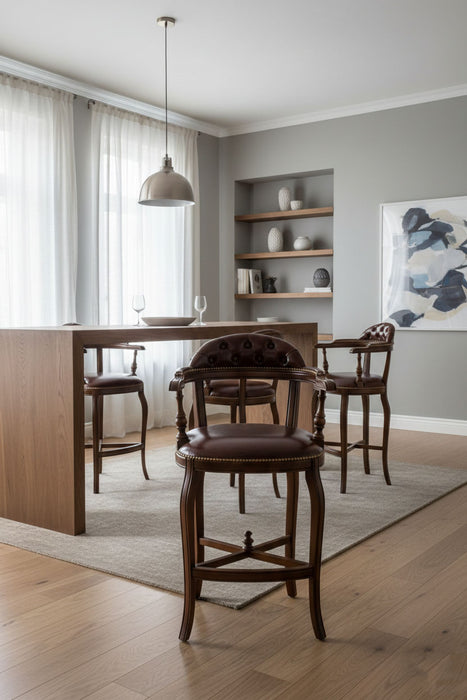 Majesta Classic Ahşap Bar Sandalyesi