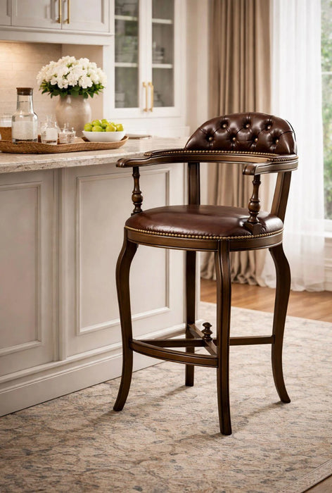 Majesta Classic Ahşap Bar Sandalyesi