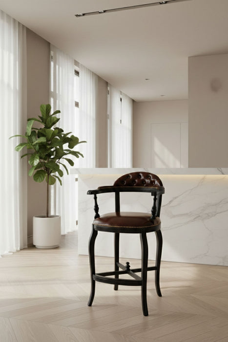 Majesta Classic Ahşap Bar Sandalyesi