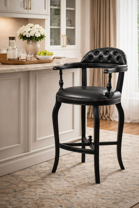 Majesta Classic Ahşap Bar Sandalyesi
