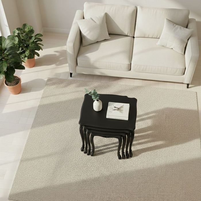 Majestic Fransız Still 4'lü Ahşap Zigon Sehpa