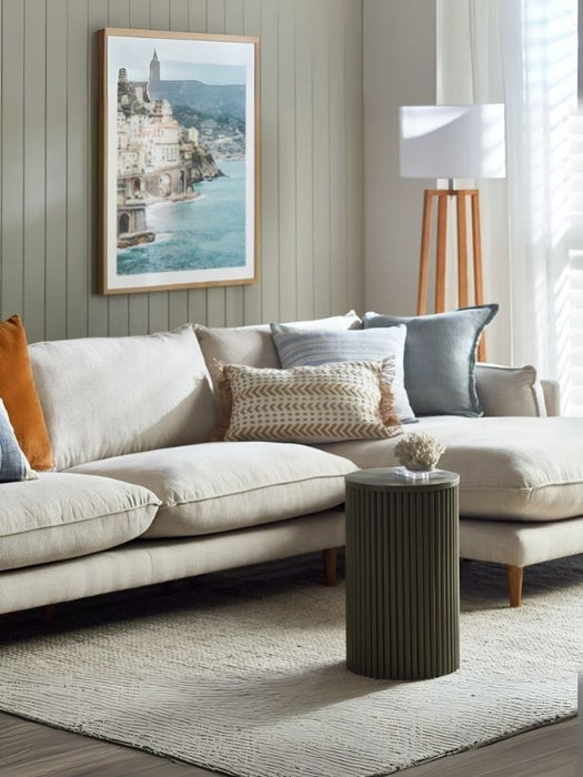 Mariposa Bohem Ahşap Yan Sehpa