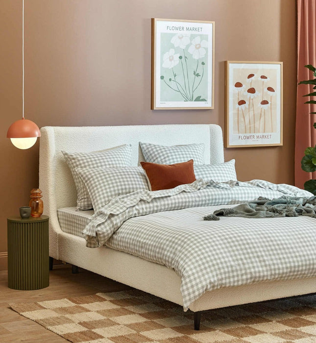 Mariposa Bohem Ahşap Yan Sehpa