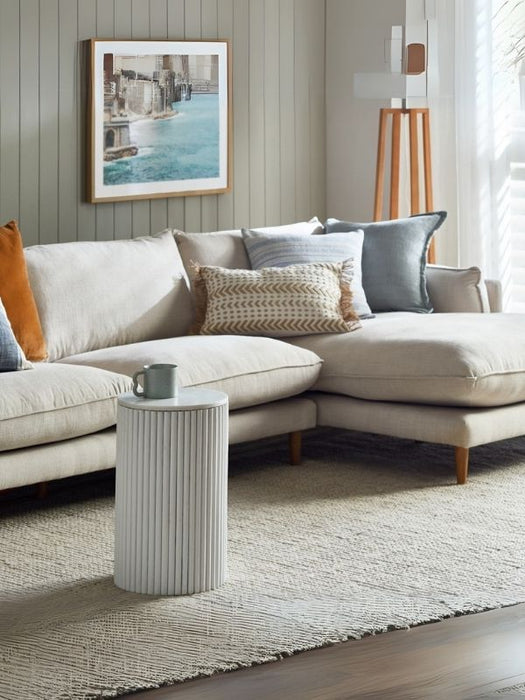 Mariposa Bohem Ahşap Yan Sehpa