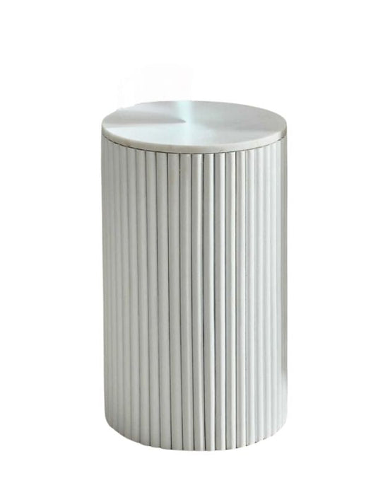 Mariposa Bohem Ahşap Yan Sehpa