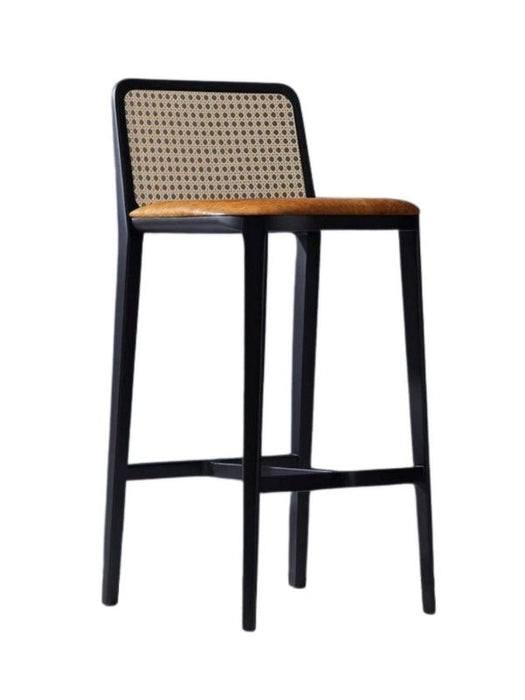 Martha Hazeranlı Ahşap Bar Sandalyesi