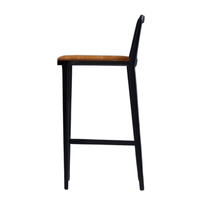 Martha Hazeranlı Ahşap Bar Sandalyesi