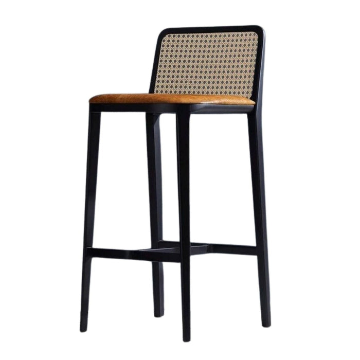 Martha Hazeranlı Ahşap Bar Sandalyesi