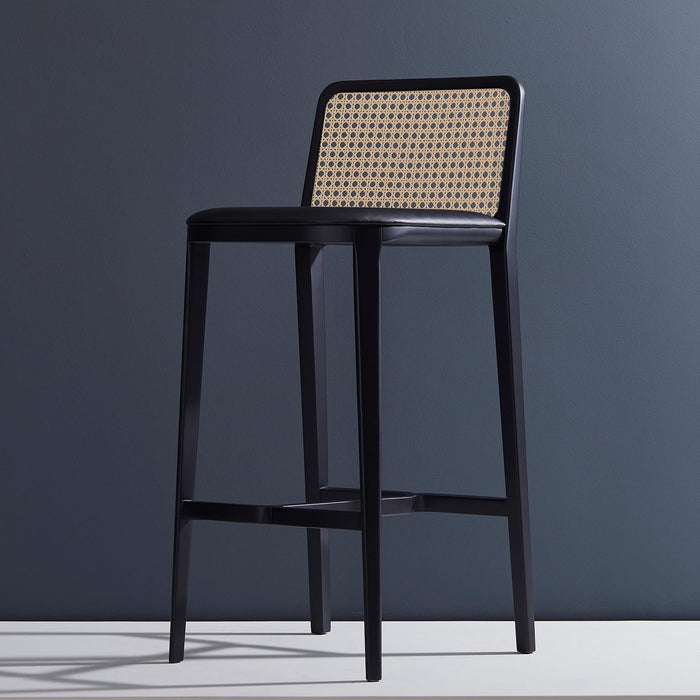 Martha Hazeranlı Ahşap Bar Sandalyesi