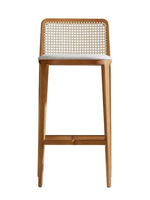 Martha Hazeranlı Ahşap Bar Sandalyesi