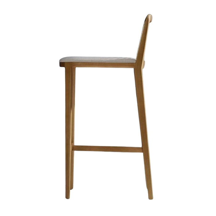 Martha Hazeranlı Ahşap Bar Sandalyesi